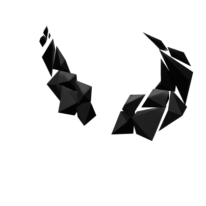 Black Crystal Horns Roblox item