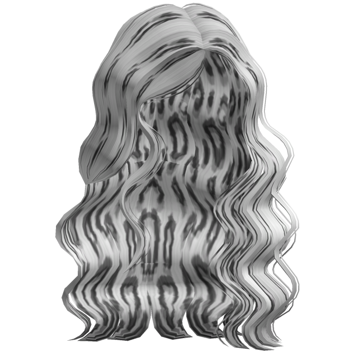 Crimped Beachy Seasalt Waves Red Cheetah