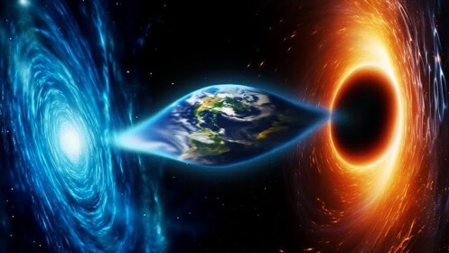 Jump Into Biggest Black Hole