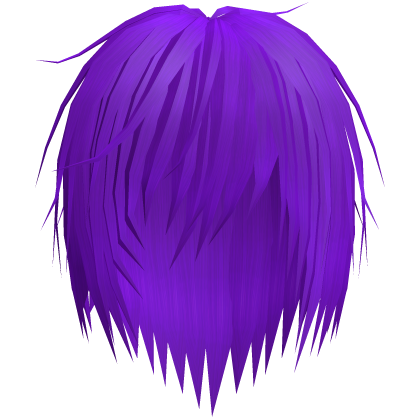 Purple Vkei Messy Emo Punk Hair
