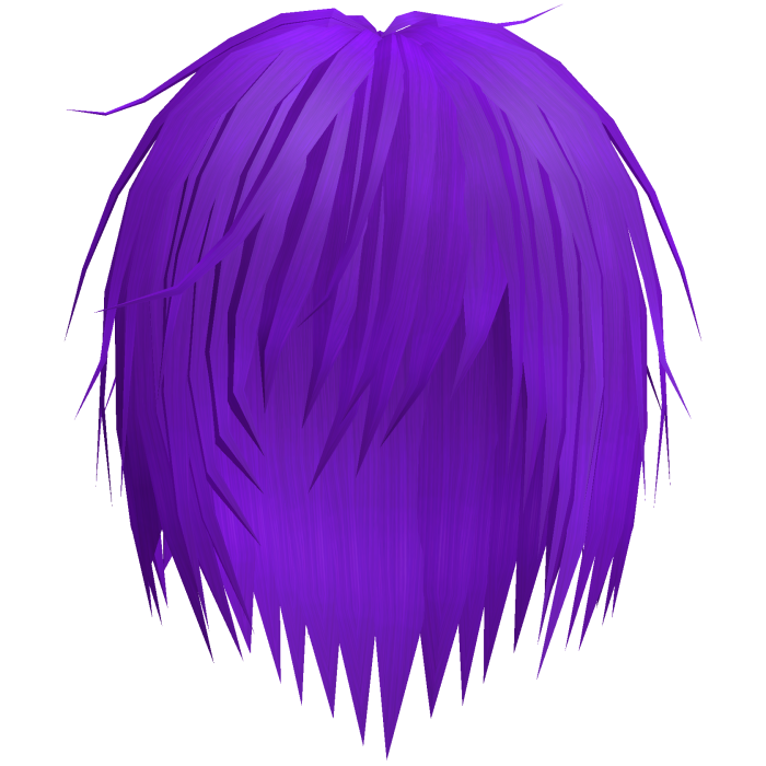 Purple Vkei Messy Emo Punk Hair