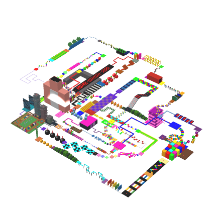 🔧 Rainbow Neon Obby Adventure Kit