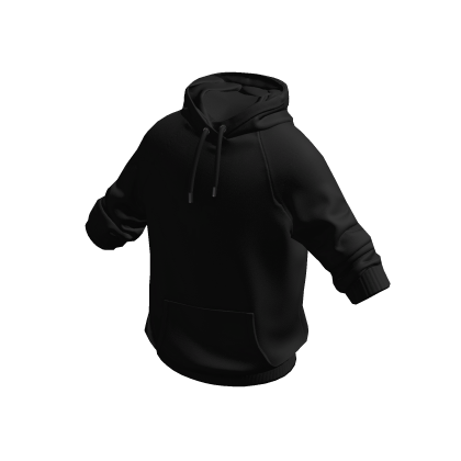 Black Hoodie w/ Rolled Up Sleeves thumbnail