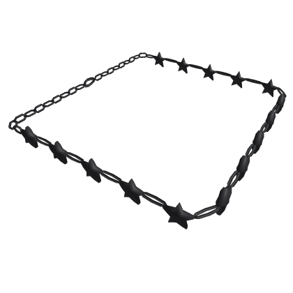 dainty black star bracelet y2k emo goth chain