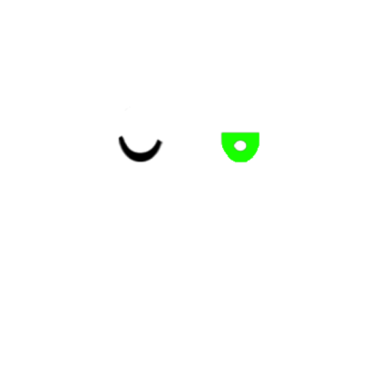 Green Creepy Shiny Serious Eyes Roblox decal