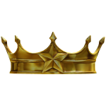 (CODE= 77g )⭐Golden Fallen Star Emperor Crown⭐