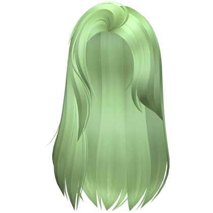 Long Light Green Hair Roblox item