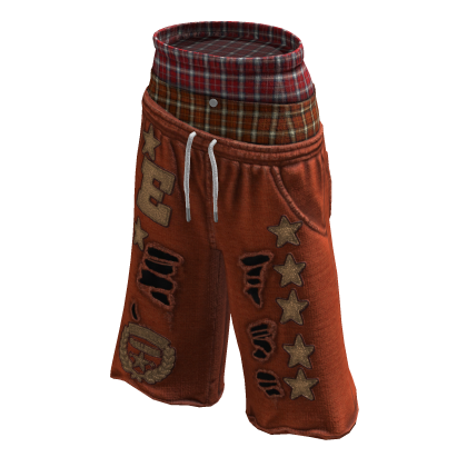 All Star Layered Shorts ⭐ (Orange)
