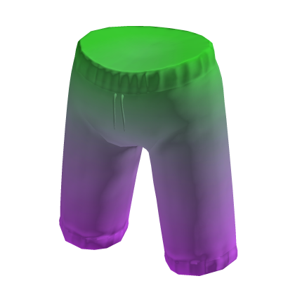 Unpleasant Purple and Green Shorts thumbnail