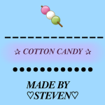 ||COTTON CANDIES||