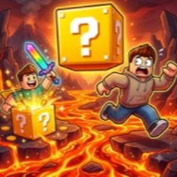 Survive Lava For Lucky Blocks..