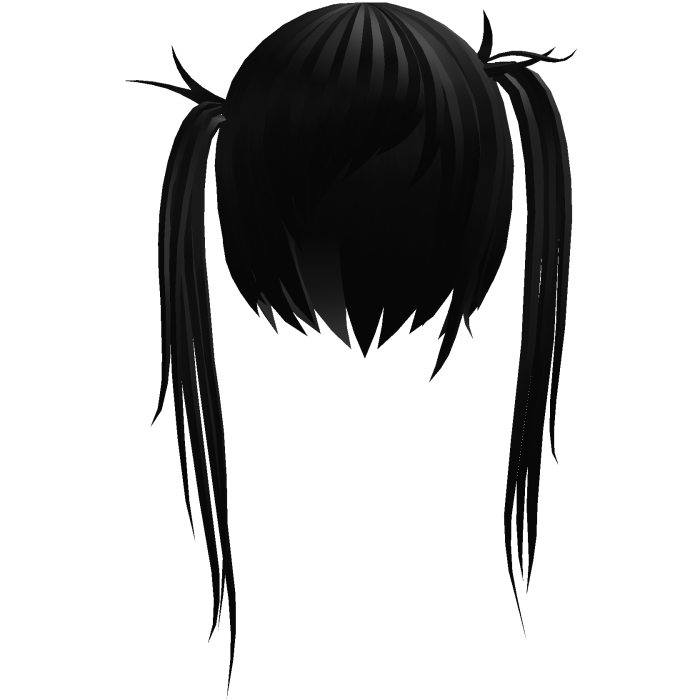 melancholy # asymmetrical twin tails ҂ black