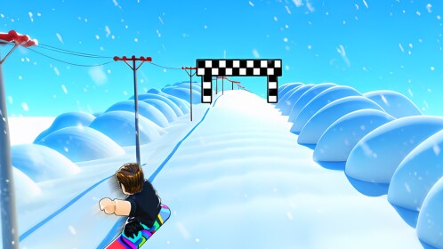 [UPD] Snowboard Obby ❄ World 8
