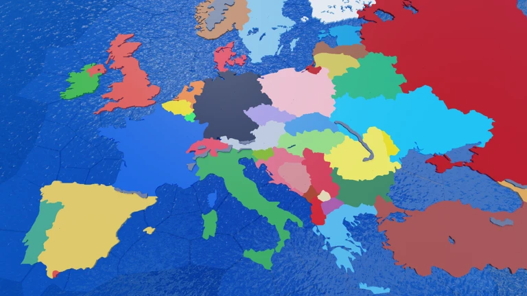 Modern Europe Map
