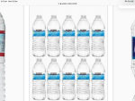 upside down water bottles