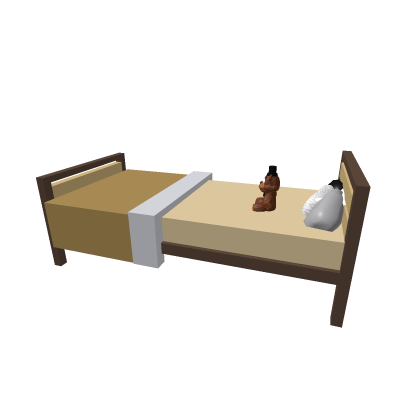 Modern Bed & Freddy Plushie Model