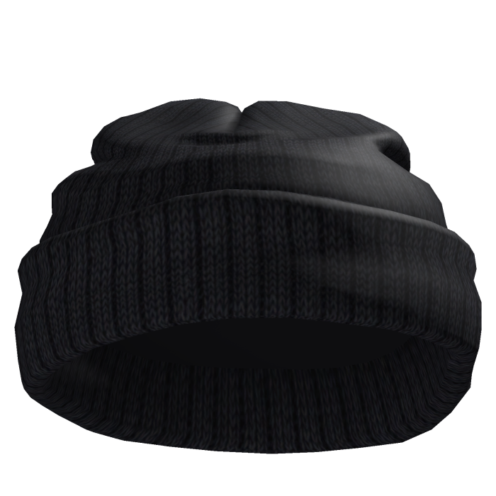 Fisherman Black Short Worn Black Beanie