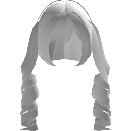 White Hime doll Pigtails 𑣲𝄞