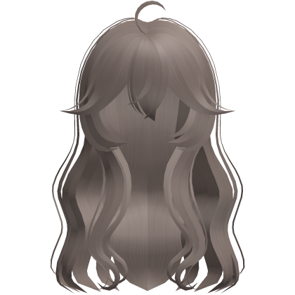 ash long wavy wispy cute shoujo hair