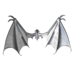 White (Silver) Biomechanical Wings