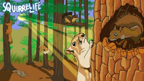 Squirrel Life 🐿 [DEER MUSHROOMS]