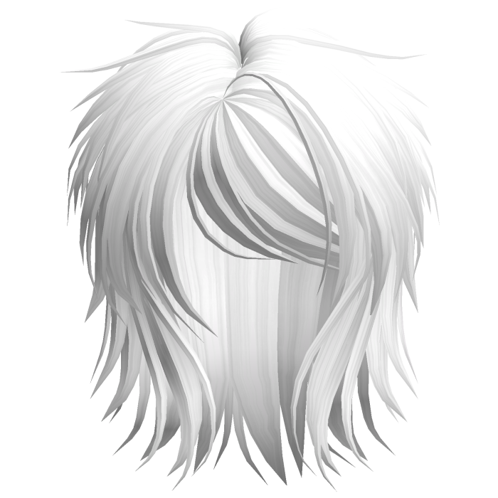 Short Fluffy Scene Blowout White