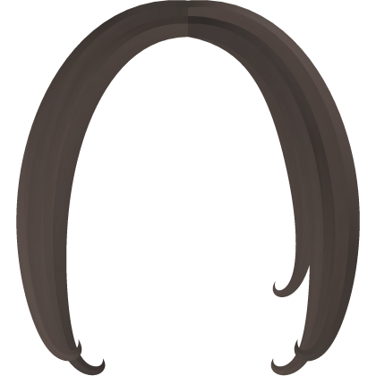♡ cute swoop curly front bangs in dust brown Roblox item