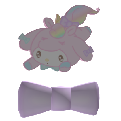 ♡・ rainbow melody hairclip pink  Roblox item