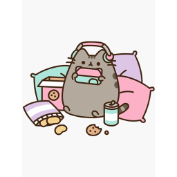 Cart ride with Pusheen!