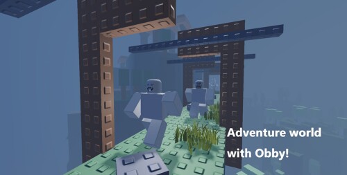 Obby but you hit your opponent with a stick.