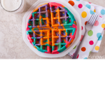 Tiedye Waffles