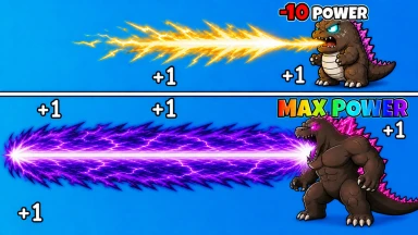 [🦖] +1 Kaiju Power Per Click