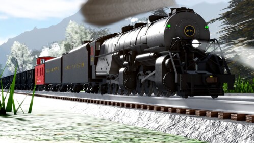 [GP7 Diesel] Ro-Scale Central Railroad Train Sim