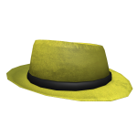Yellow Vintage Fedora