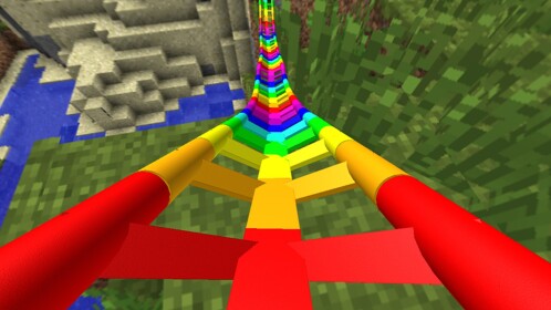 🌈 Slide Down A Rainbow Slide Obby! 🌈