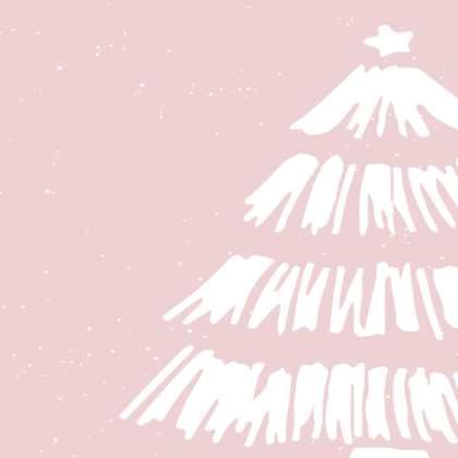 pink christmas tree painting Roblox decal