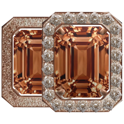 Luxurious Pendant Bronze Earrings