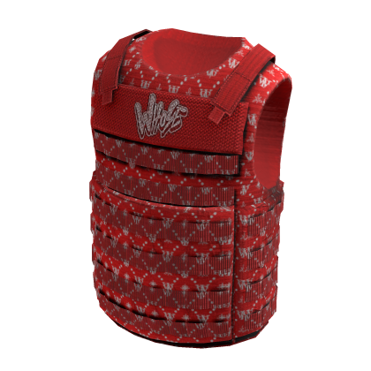 cool red designer bullet vest