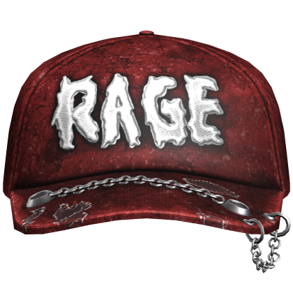 Rage Red Distressed Cap Roblox item