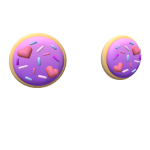 Purple Frosted Sugar Cookie