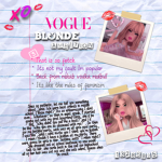 Blonde Ambition ୨୧