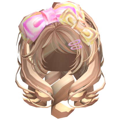 Gyaru Agejo Volumnious with Bow Highlight Brown