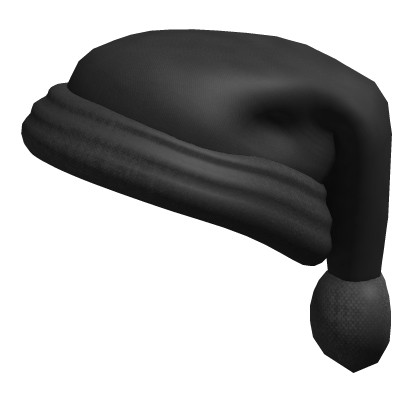 Roblox Item black santa hat