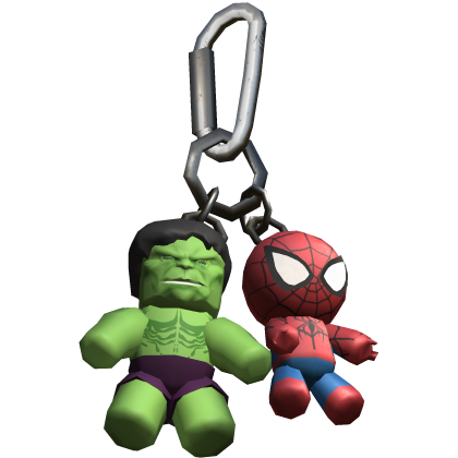 New Brand Day hulk and spiderman keychain