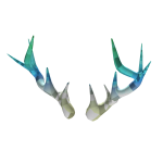 Aqua Quartz Antlers