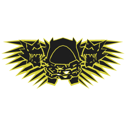Yellow Hood Chain Dragon Wings Combo Roblox item
