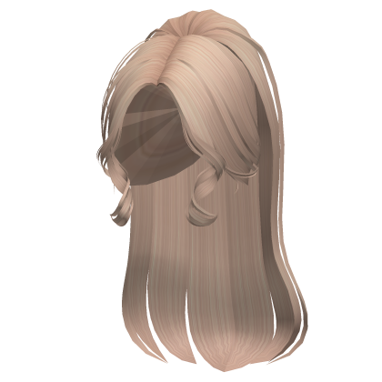 Elegant sleek Ponytail in Ice Blonde Roblox item