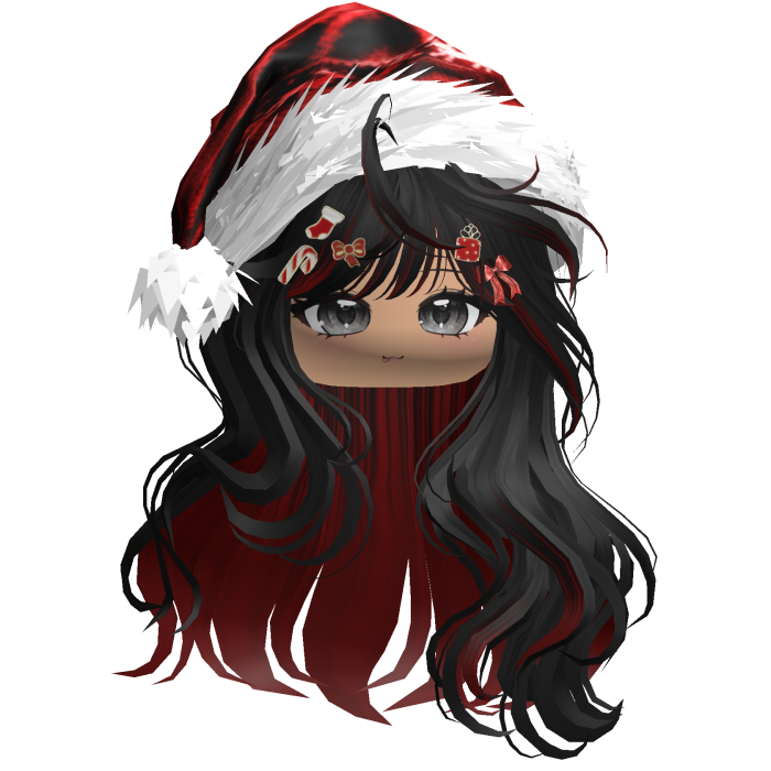 Cute Christmas Waves w/ Charms (Black&Red)