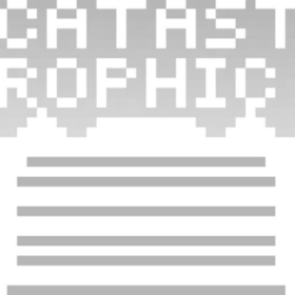 Pixel Art Catastrophic Roblox decal