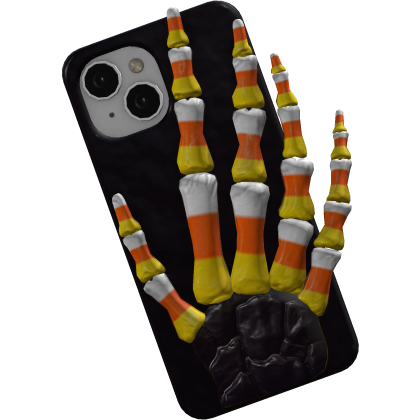 Skeleton Candy Corn Halloween Phone Roblox item